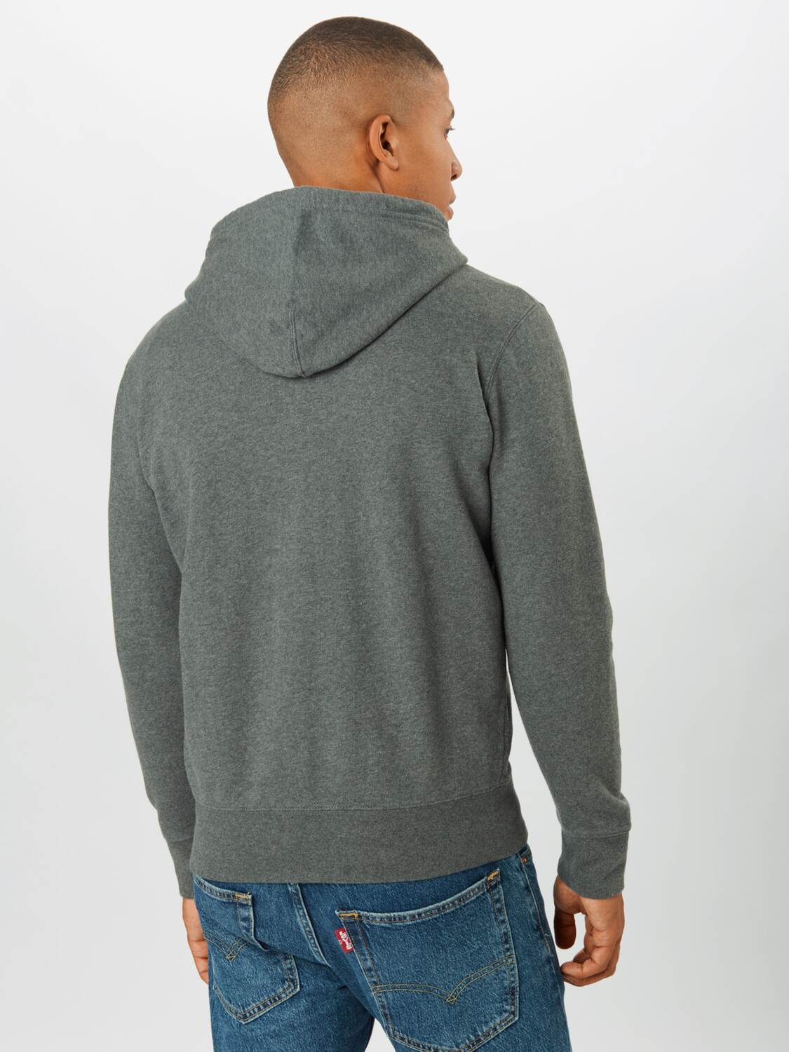LEVI'S  Регулярный худи с молнией 'Original Zip-Up Hoodie' в цвете Muddy — фото 3