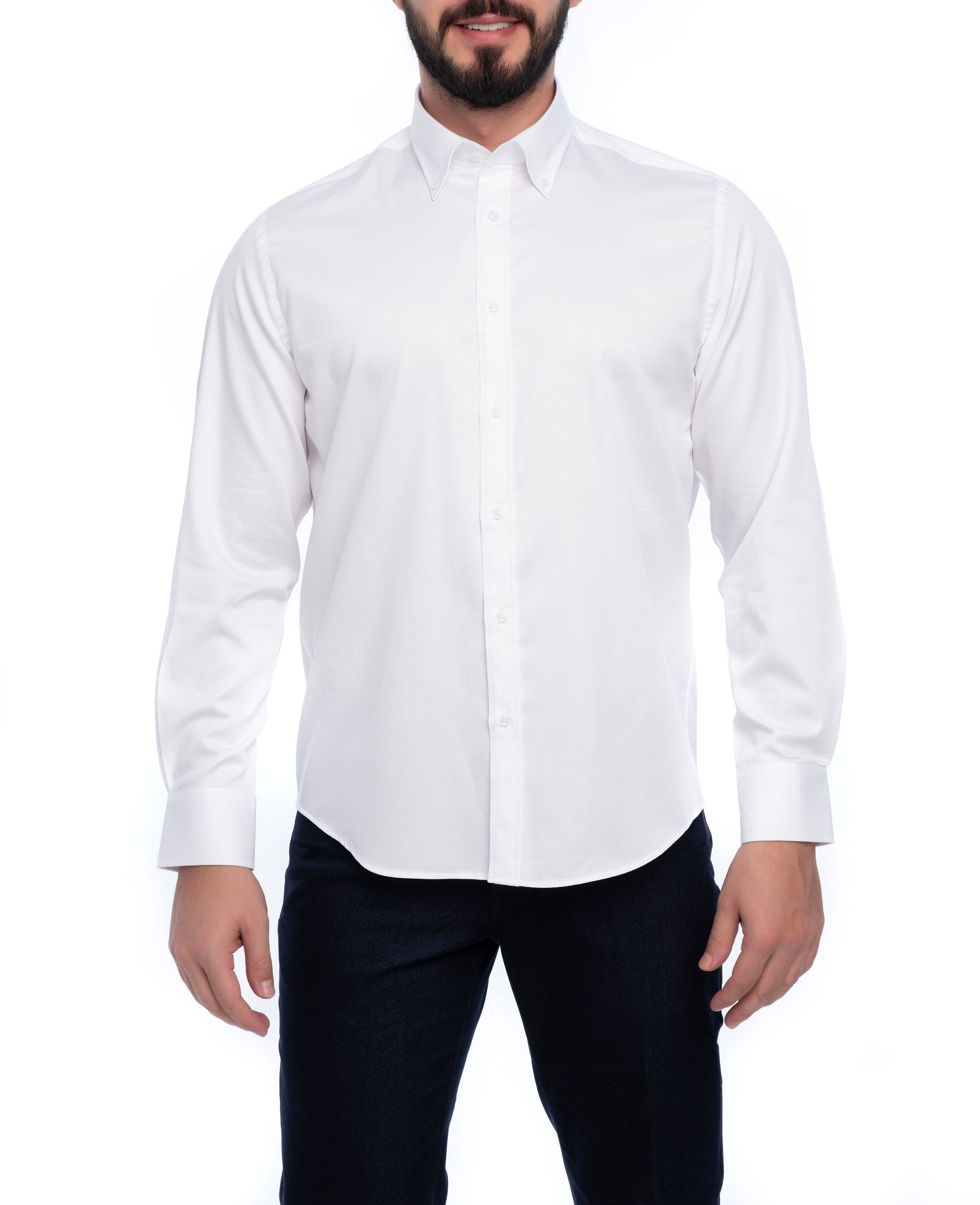 

РУБАШКА BALTIMORE SLIMM FIT ИЗ ХЛОПКА Vella Pais, белый