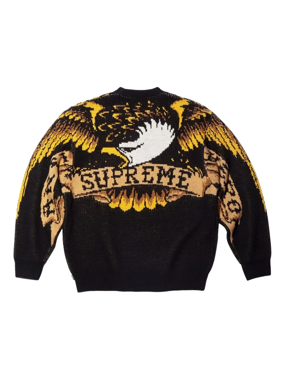 Свитер с логотипом антигероя X Supreme, черный — фото 2
