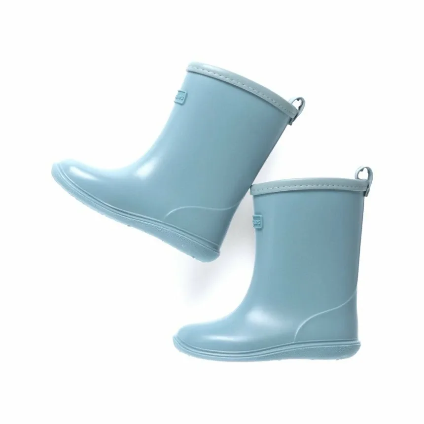Детские резиновые сапоги с нашивками Branshes, цвет Blue Gray — фото 4