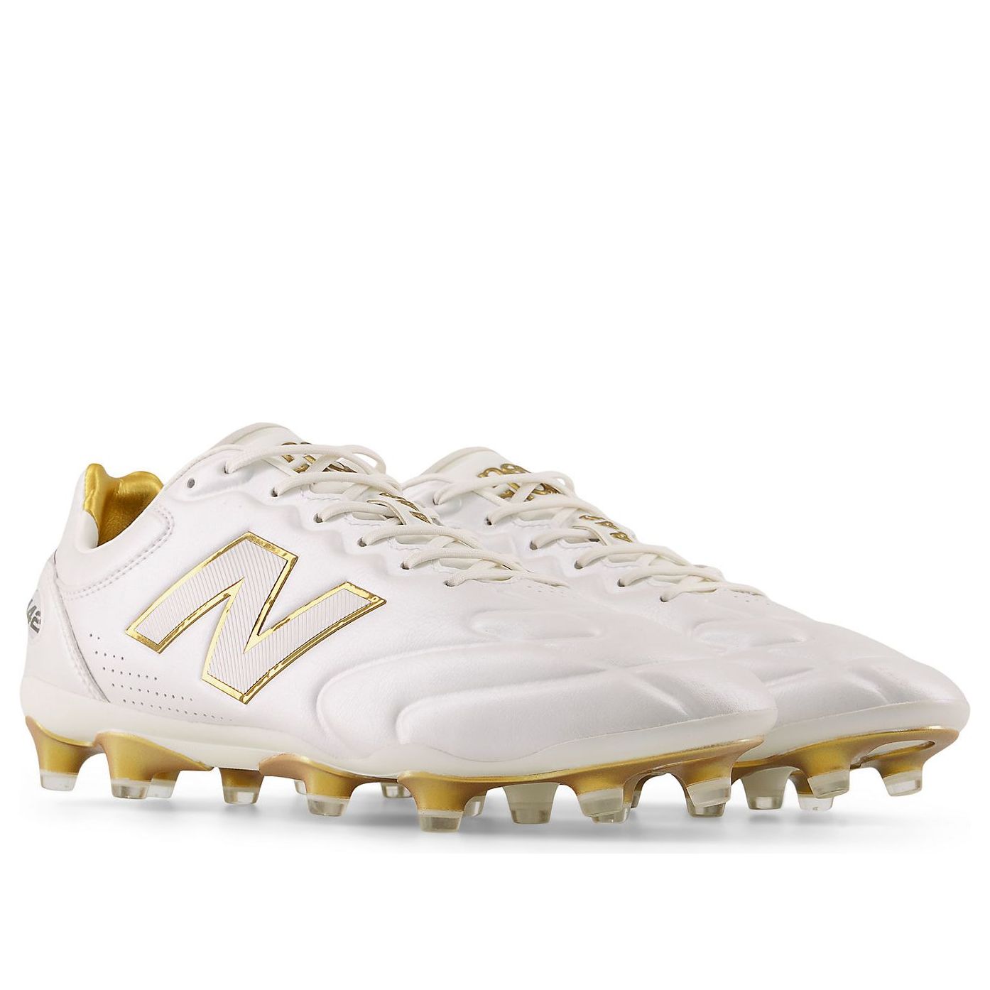 Кроссовки New Balance 442 Elite FG V3 First Edition 'Sea Salt Gold Metallic' — фото 4