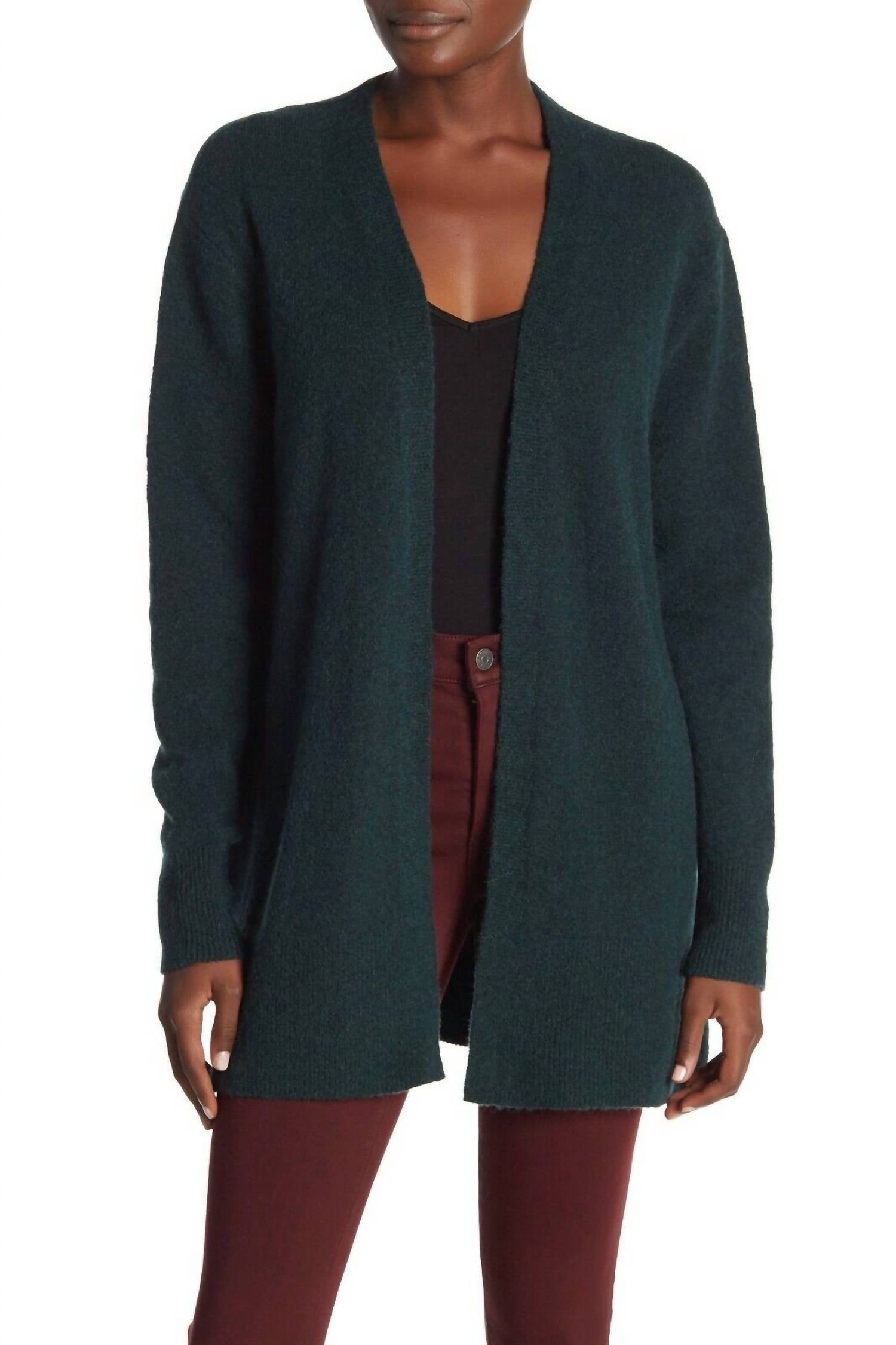 

Свитер Cozy Walker Long Cardigan In Smoky Spruce Green Madewell
