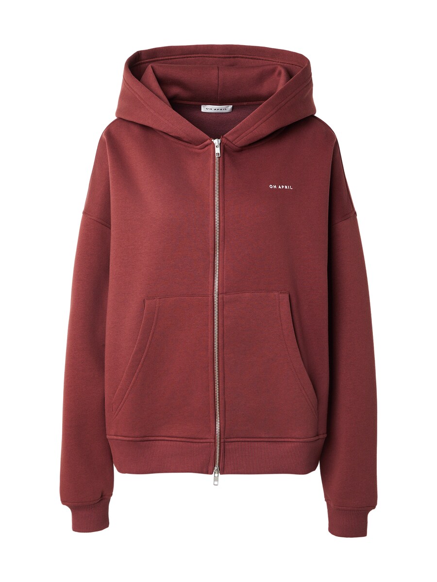 

Толстовка с капюшоном на молнии OH APRIL, бордовый