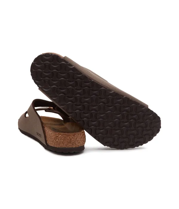Тапочки из кожи Аризона Narrow fit Birkenstock, коричневый — фото 4
