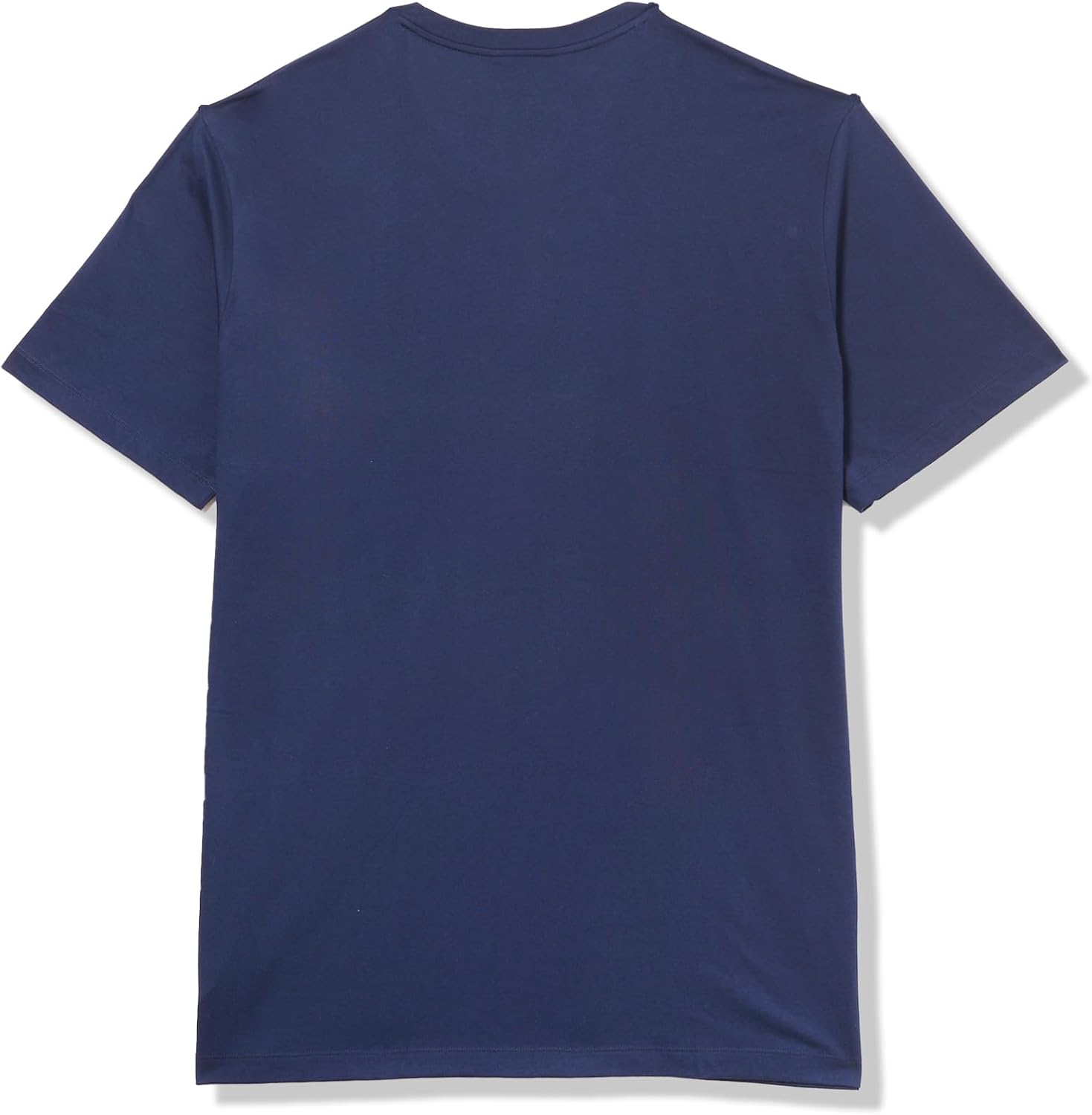 Мужская классическая футболка Lacoste с V-образным вырезом и коротким рукавом, Navy Blue — фото 3