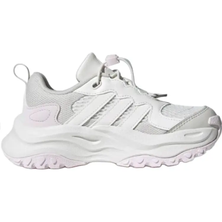 Детские кроссовки Maxxwavy с низким верхом, устойчивые к истиранию Adidas, белый/серый — фото 2