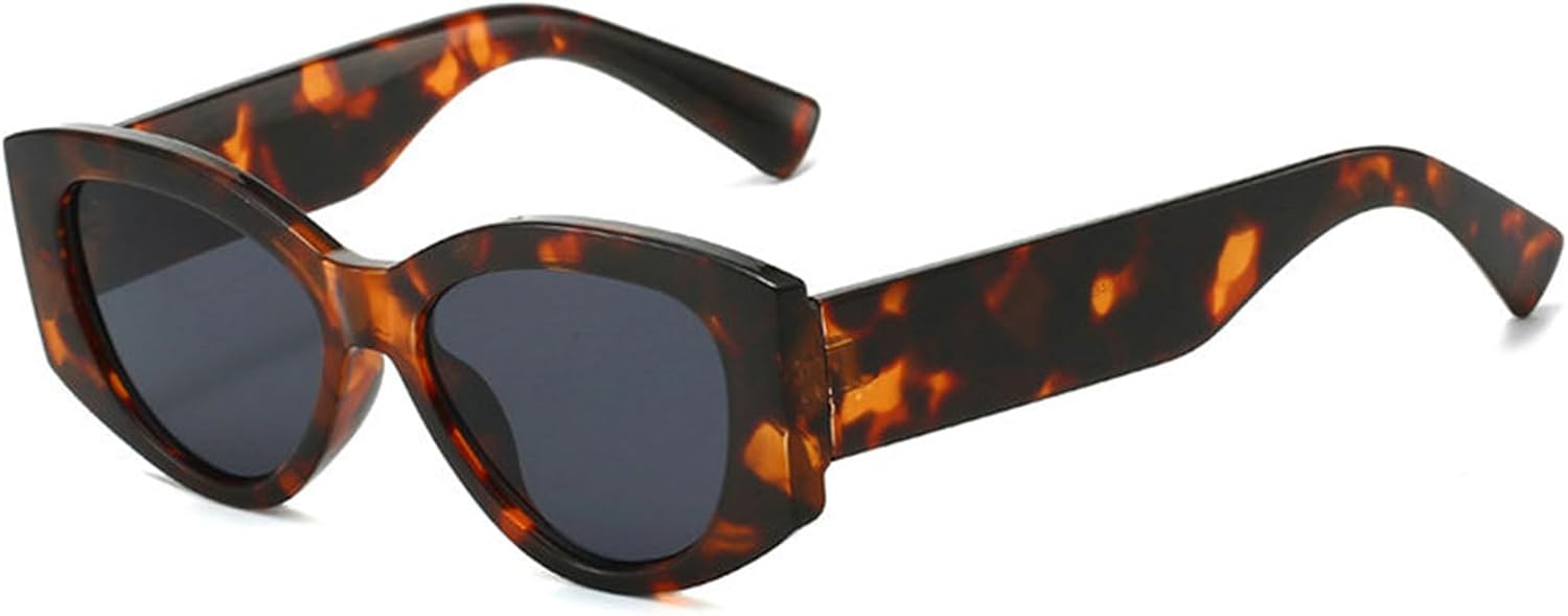 

Солнцезащитные очки Helena Polygon для женщин, винтажные, с градиентным переходом цвета, черные и коричневые оттенки, «кошачий глаз», модные дизайнерские очки для путешествий, защита от ультрафиолета UV400, C3