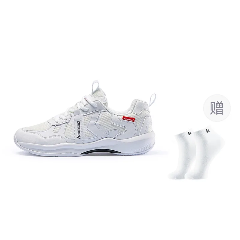 Kawasaki Кроссовки для бадминтона Glory Series Cushioning Lightweight Low top Unisex Stone Gray — фото 3