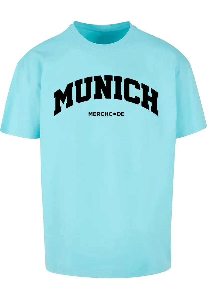 

Футболка Merchcode " Merchcode Men's Munich Wording - Heavy Oversize Tee", синий