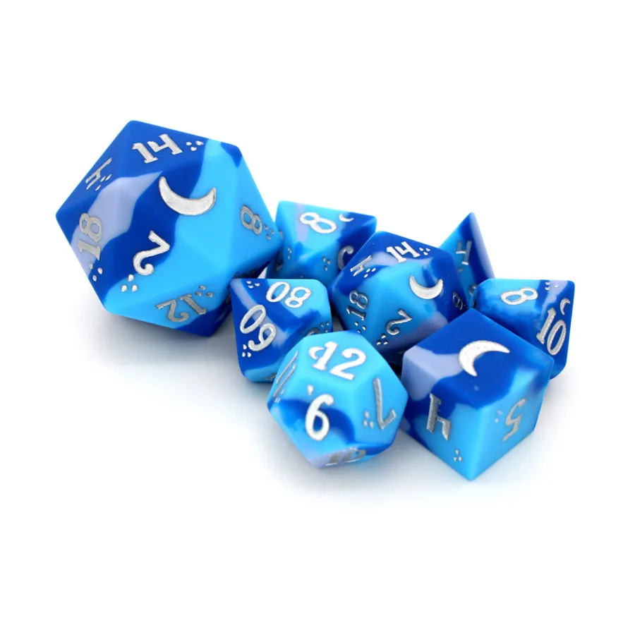 

Poly Set Хаотично-Нейтральный (8), Silicone Dice (Dice Envy)