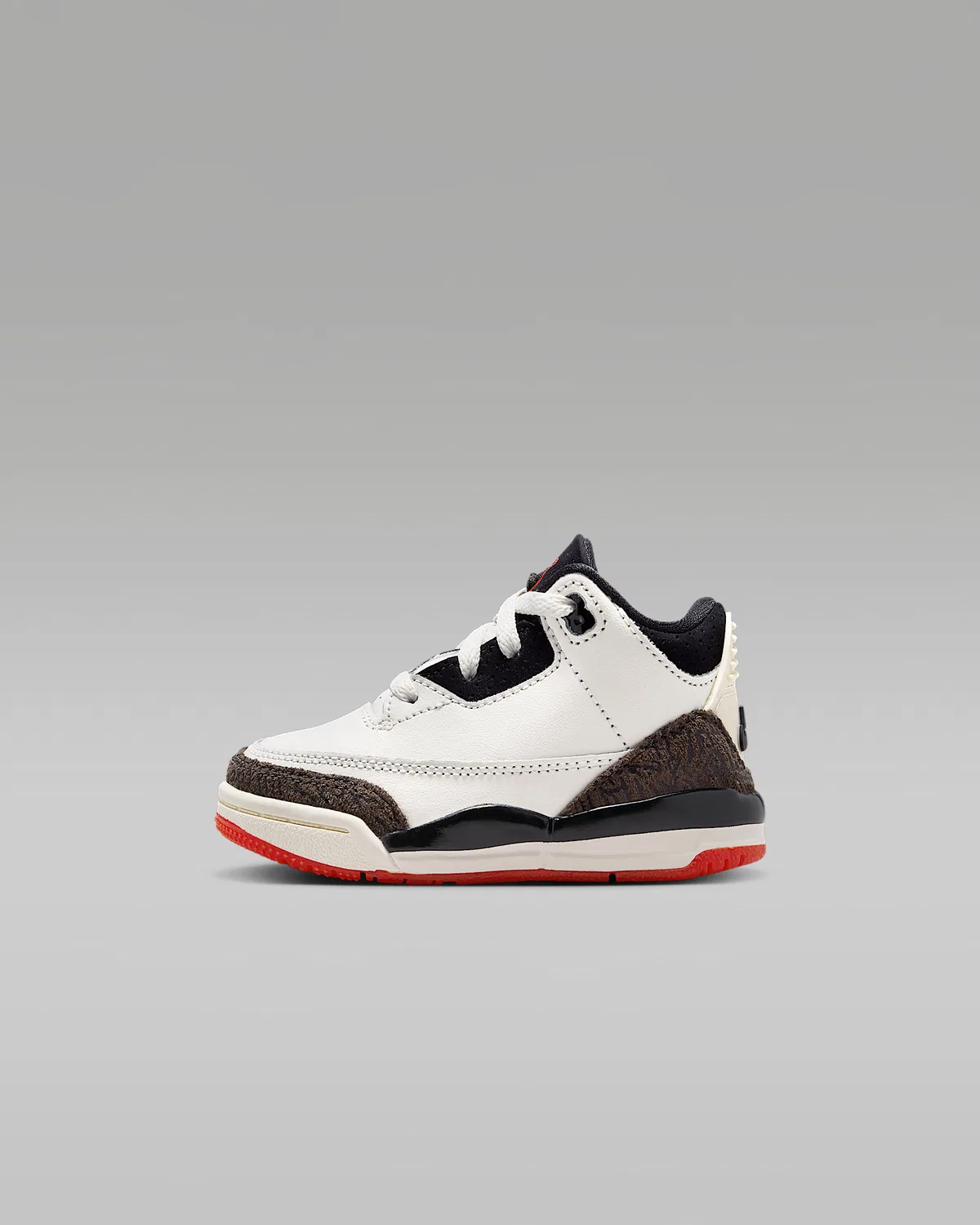Детские кроссовки Jordan 3 "World's Best", Sail/University Red/Pale Ivory/Black