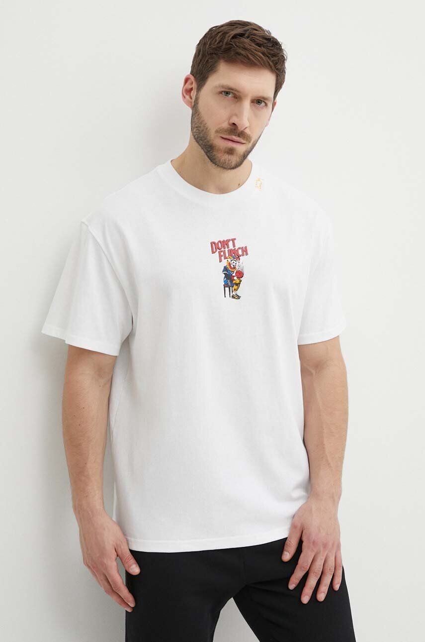 

Хлопковая футболка Puma, бежевый