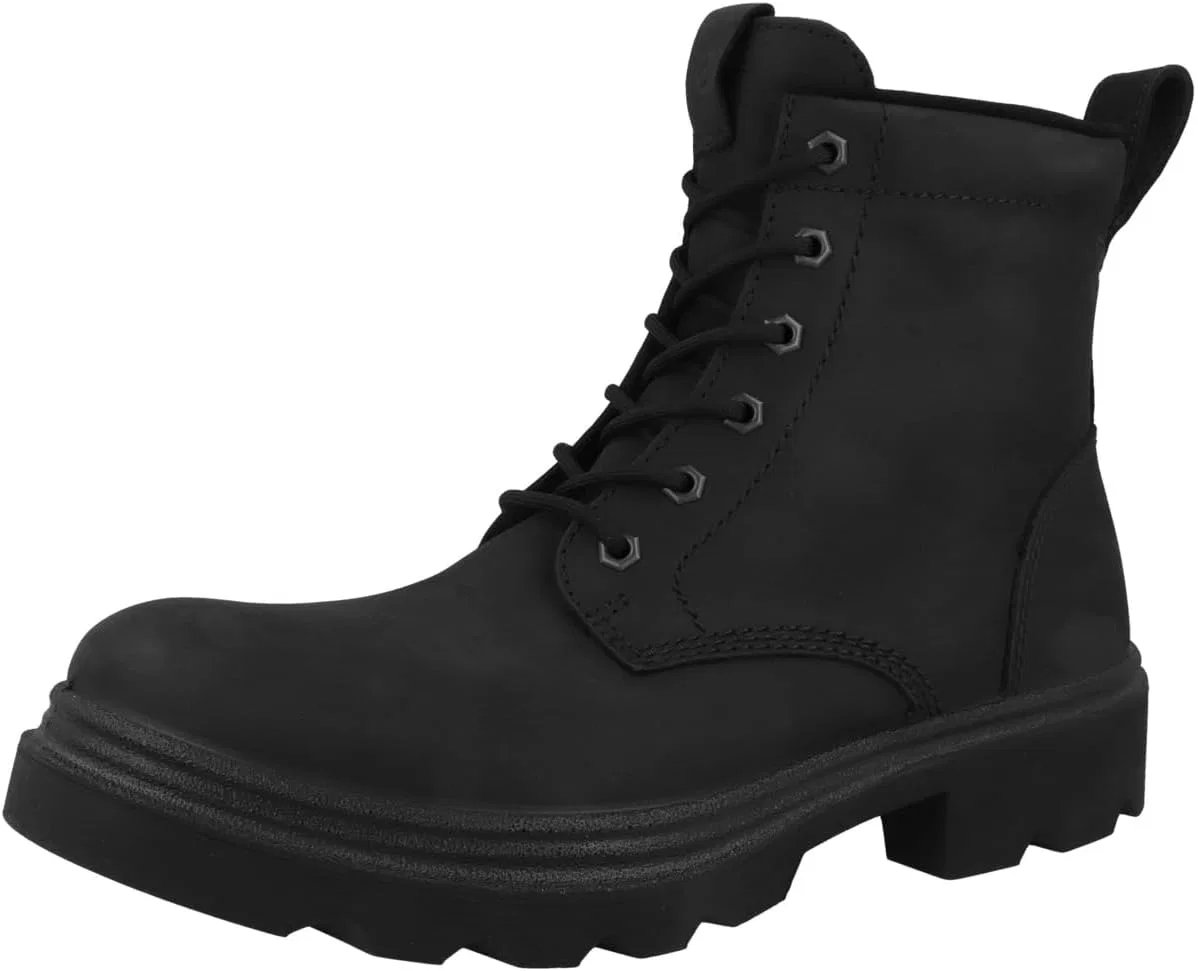 Мужские ботинки Ecco Grainer, Black — фото 4