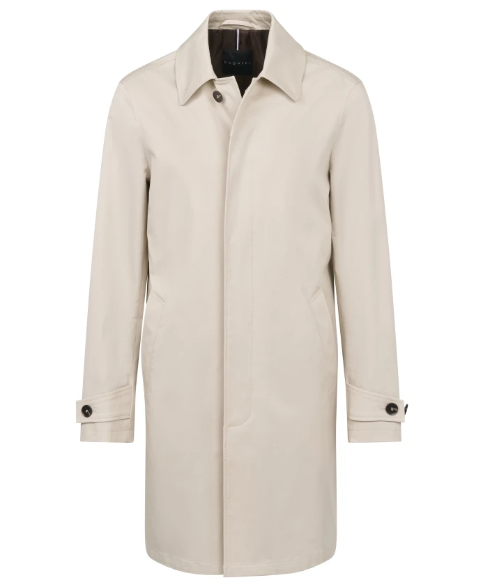 

Пальто из хлопкового поплина с воротником Bugatti, бежевый