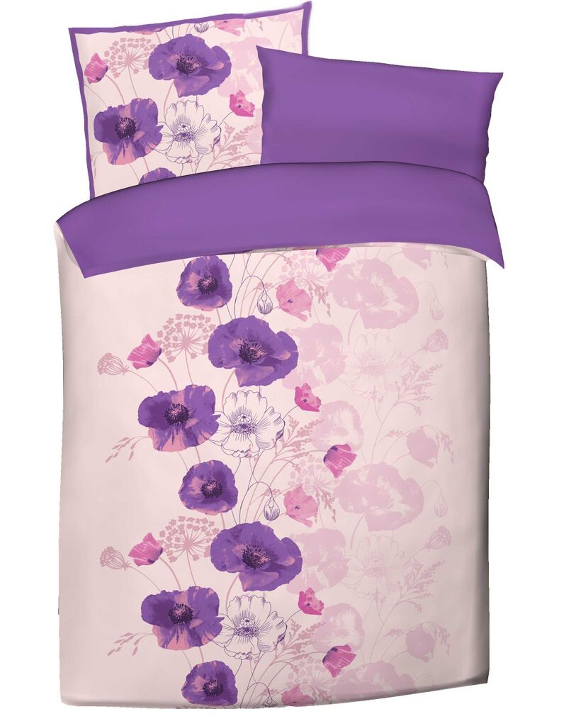 

Aboutyourhome постельное белье микрофибра двустороннее постельное белье 135х200 80х80 комплект маки, розовый / 2 шт aboutyourhome-shop