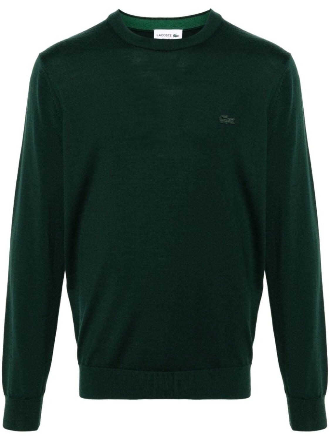 

Lacoste шерстяной джемпер с логотипом, зеленый