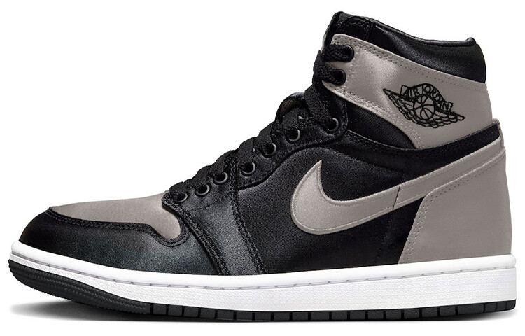 

Кроссовки Air Jordan 1 Vintage Basketball Shoes Women's High-top Hemp/Black/Summit White/Hemp, белый/черный