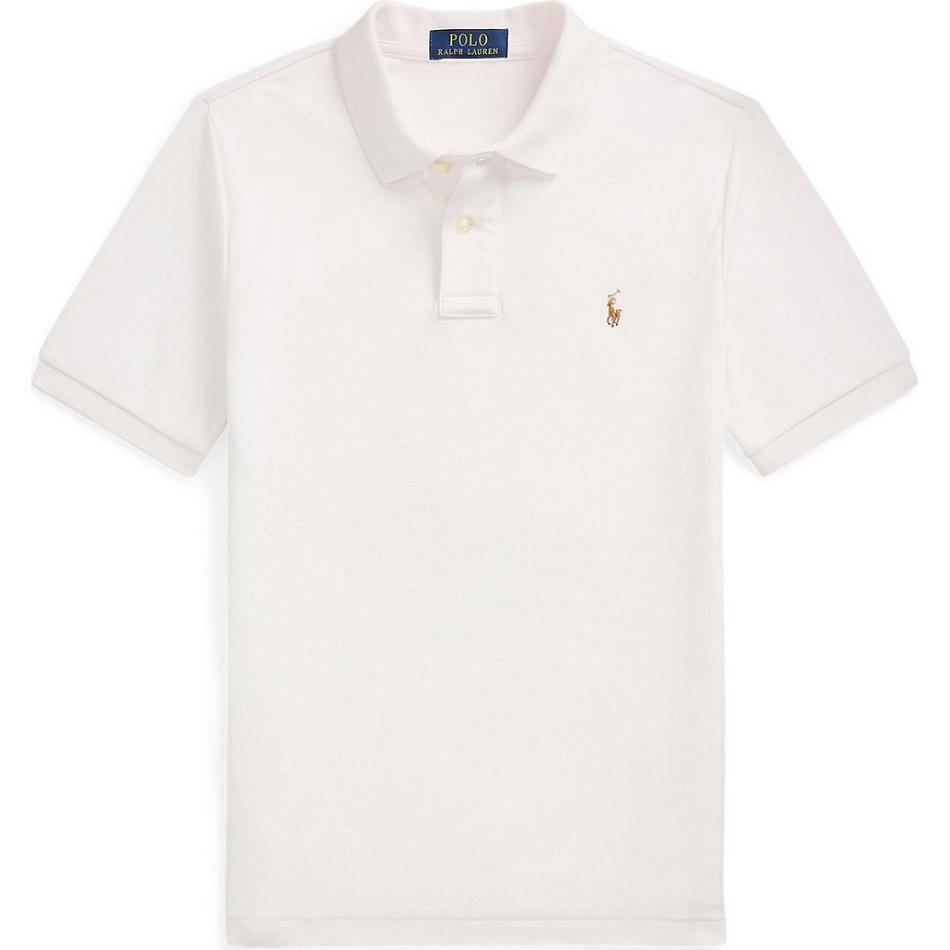Polo Ralph Lauren Хлопковая белая детская футболка с коротким рукавом — фото 4