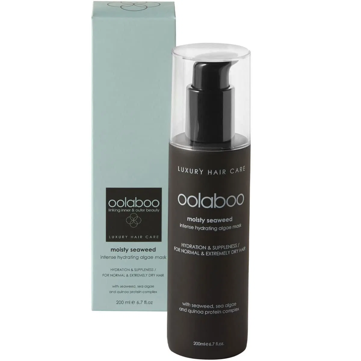 Интенсивная увлажняющая маска для сухих волос «Moisty Seaweed» от Oolaboo Oolaboo