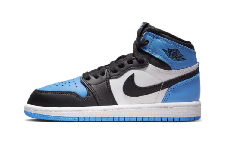 

Ретро Высокие OG PS UNC Toe Jordan, Черный Белый Синий