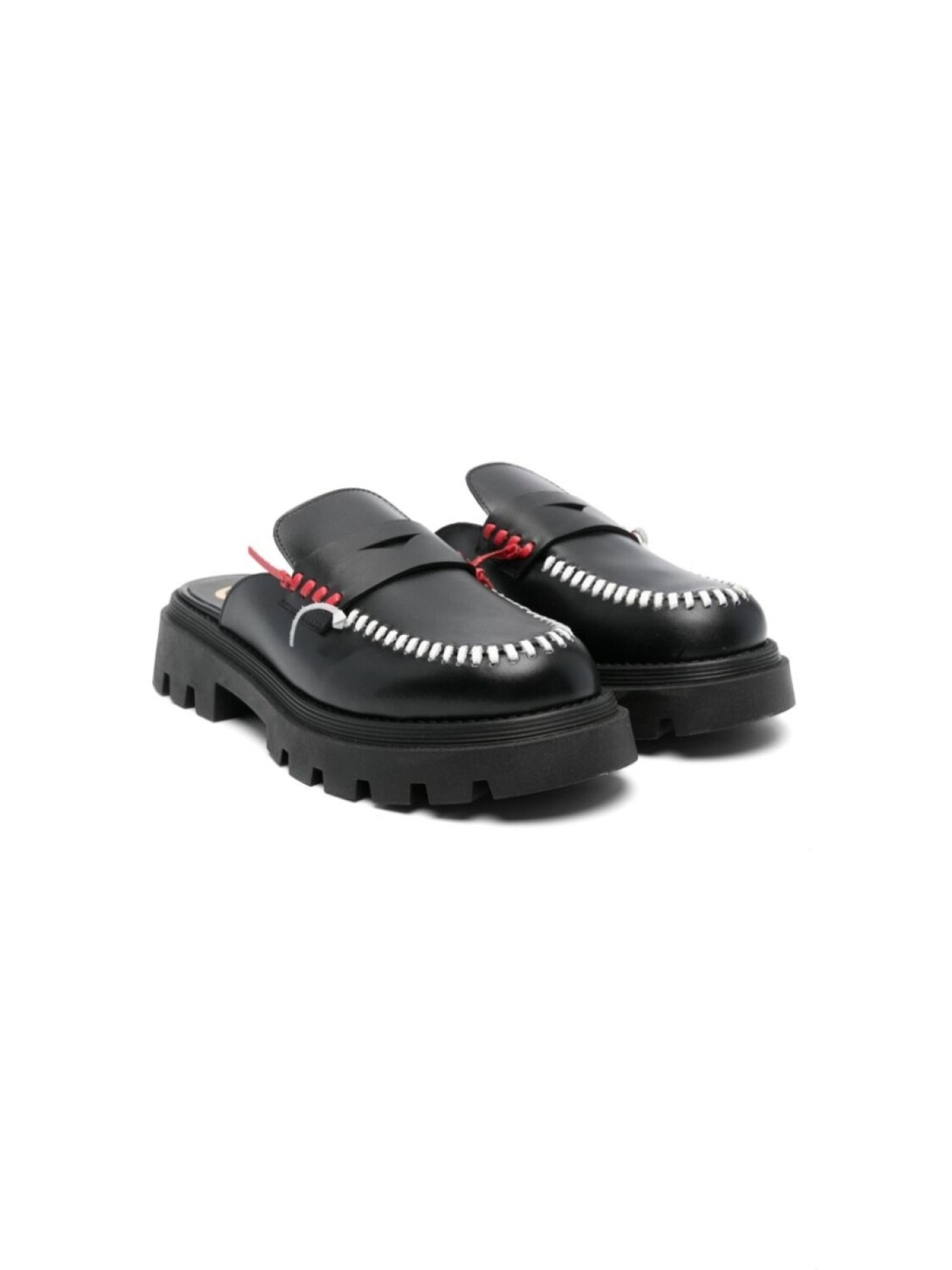 

Кожаные лоферы Gallucci Kids, черный