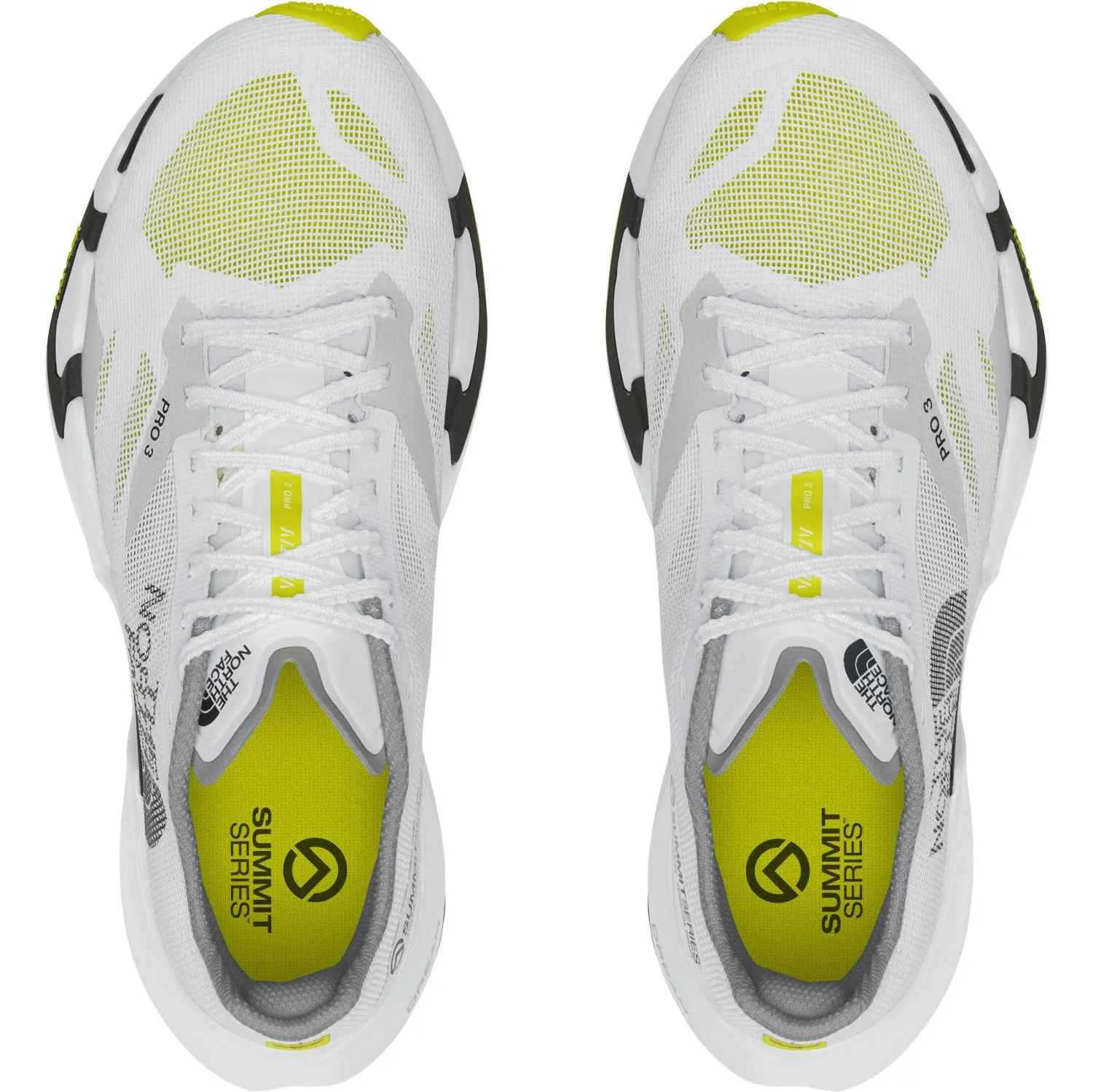 Кроссовки для трейлового бега Summit Series VECTIV Pro 3 The North Face, White Ash/Sulphur Spring Green — фото 4