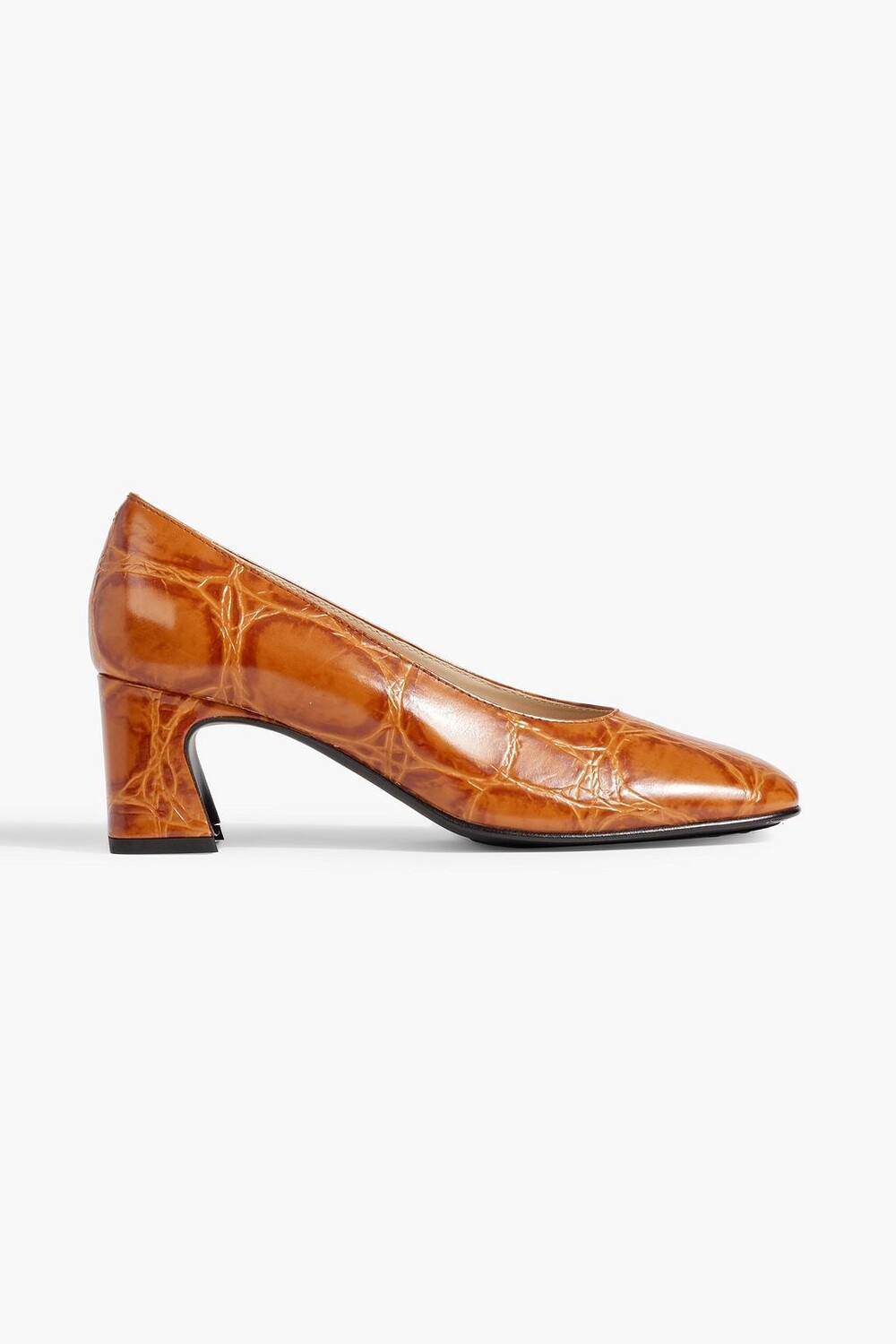 

Туфли-лодочки с тиснением под крокодила TOD'S, загар