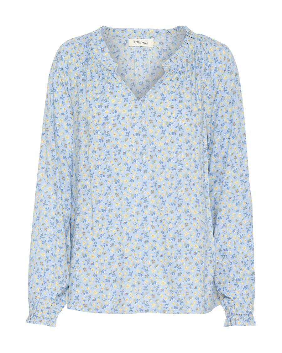

Блузка Cream Tiah, пастельный синий