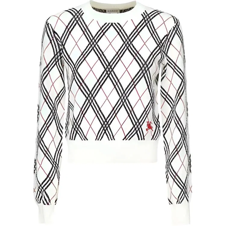 Джемпер Burberry, женский, белый