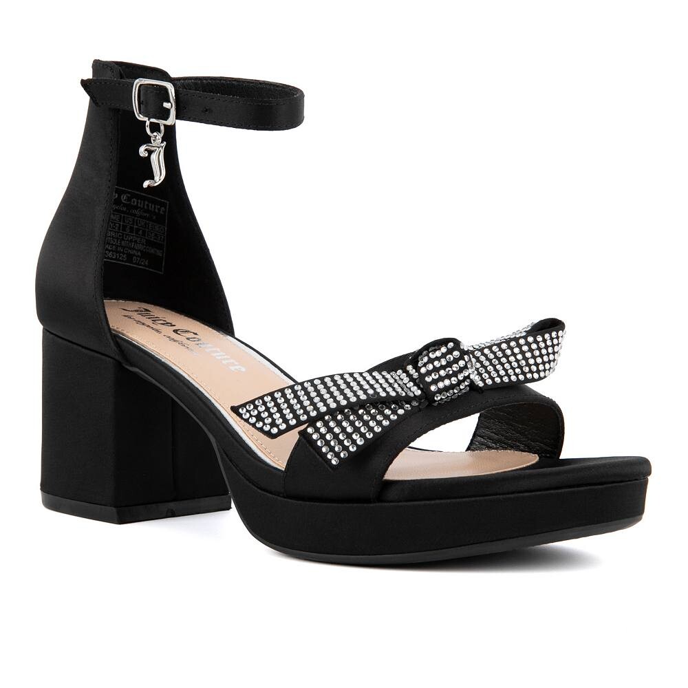 Женские классические сандалии Juicy Couture Nelly 2 с открытым носком, черный
