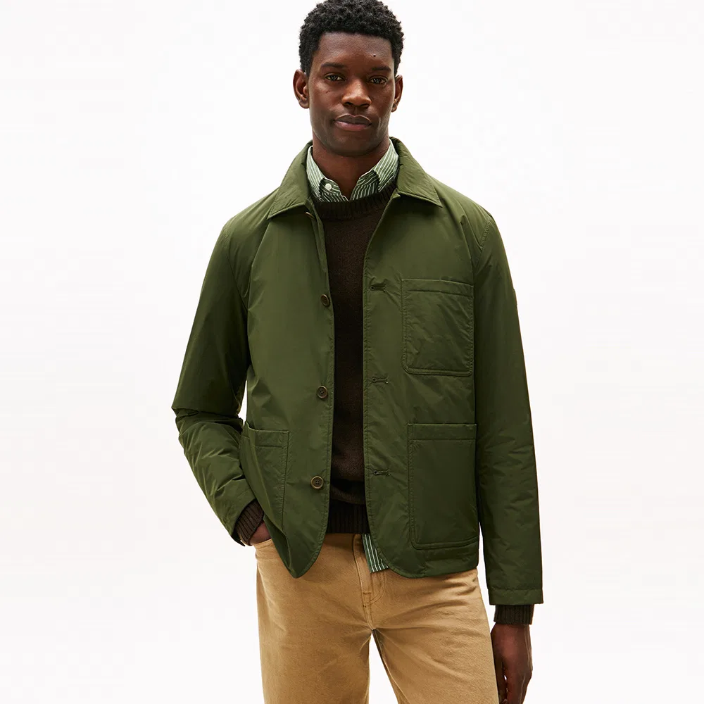 Мужская лёгкая компактная куртка Core зелёная от Tommy Hilfiger