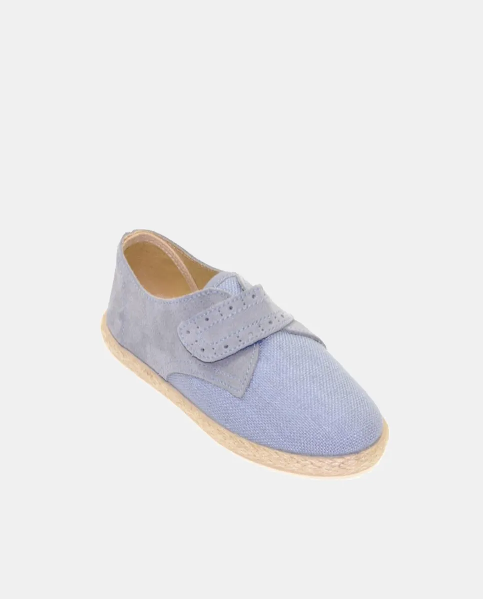 

Льняные броги для мальчика Chuches, светло-голубой