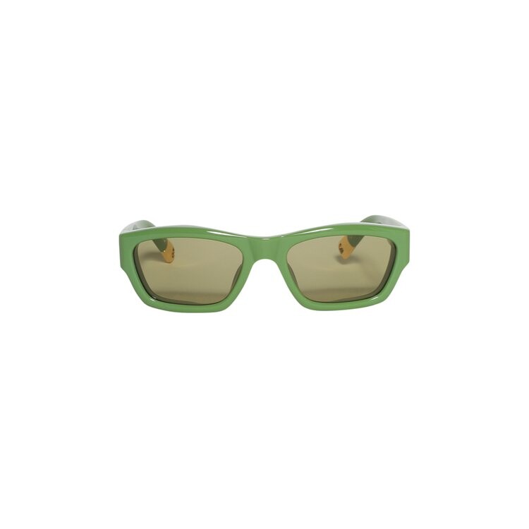 

Солнцезащитные очки Jacquemus Meridiano Sunglasses, цвет Jade Green/Yellow Gold/Khaki