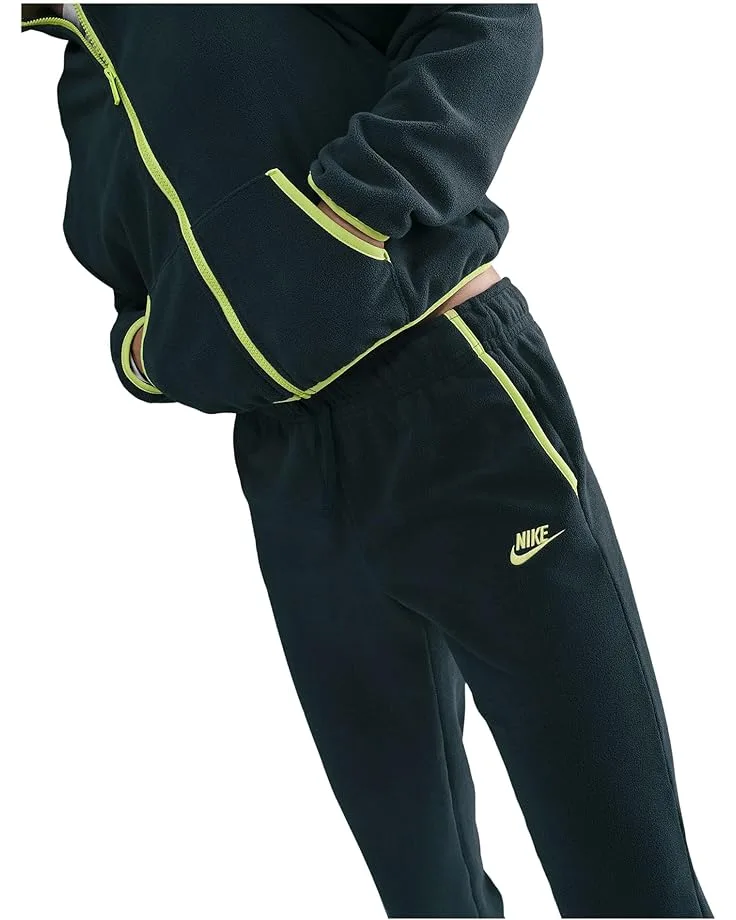 Брюки Nike Sportswear Club Fleece Cozy Mid-Rise Wide Pants, Seaweed/Cyber — фото 3