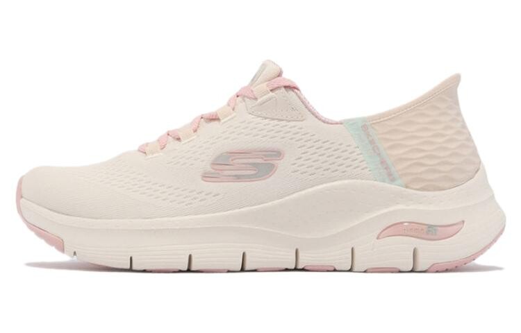 

Кроссовки женские Arch Fit с низким верхом розового цвета Skechers