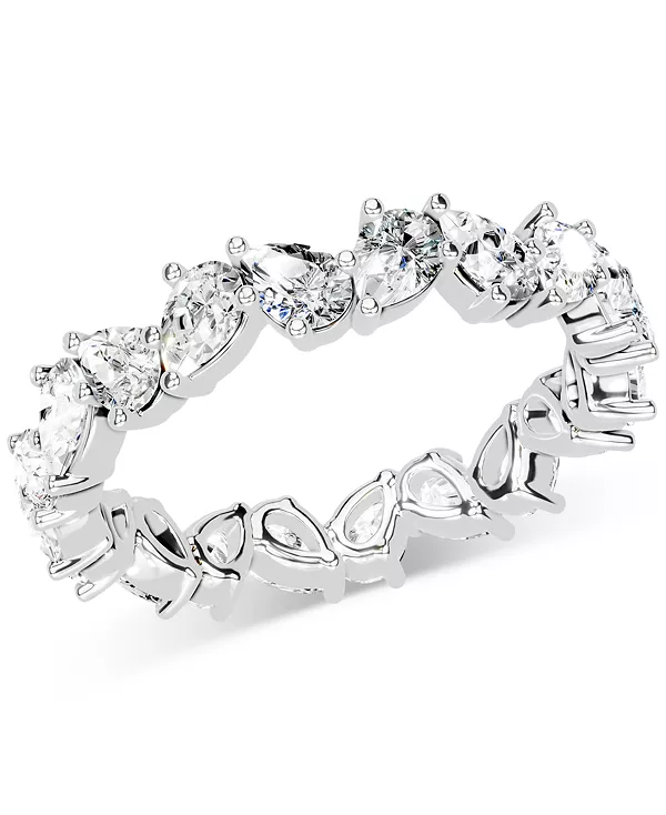 

Кольцо с бриллиантами грушевидной огранки (2 карата) из платины или 14-каратного золота Macy'S, platinum