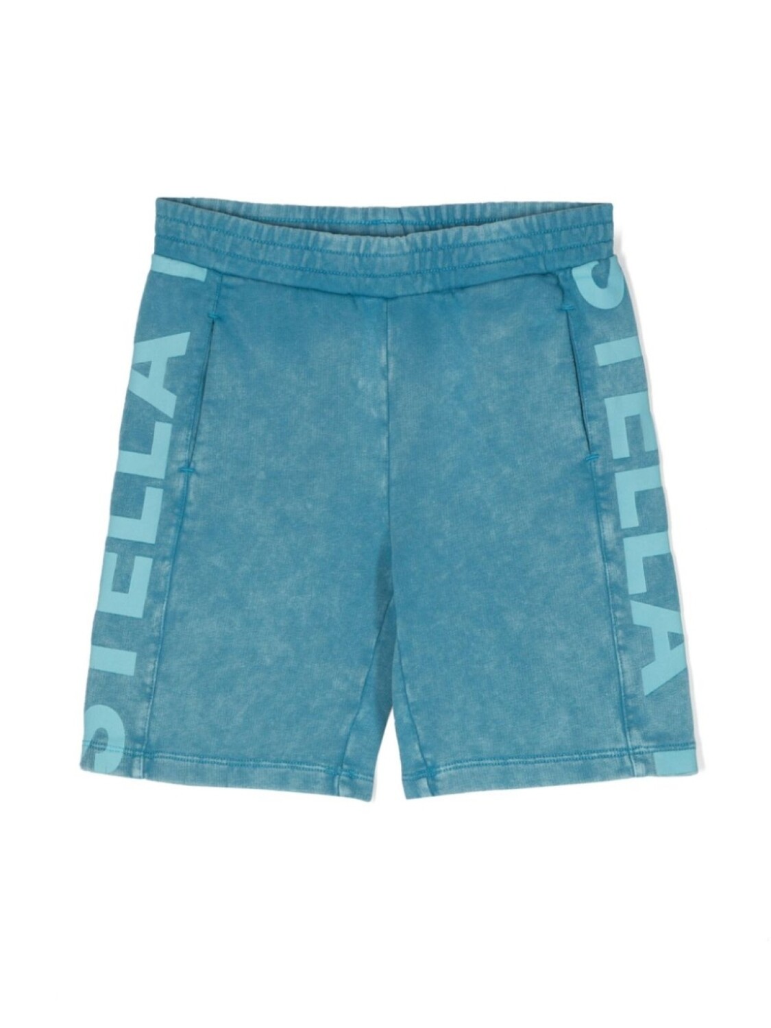 

Stella McCartney Kids спортивные шорты с логотипом, синий