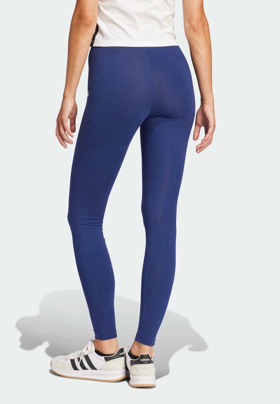 Леггинсы Adidas Sportswear LEG, Dark Blue White/Dark Blue — фото 2