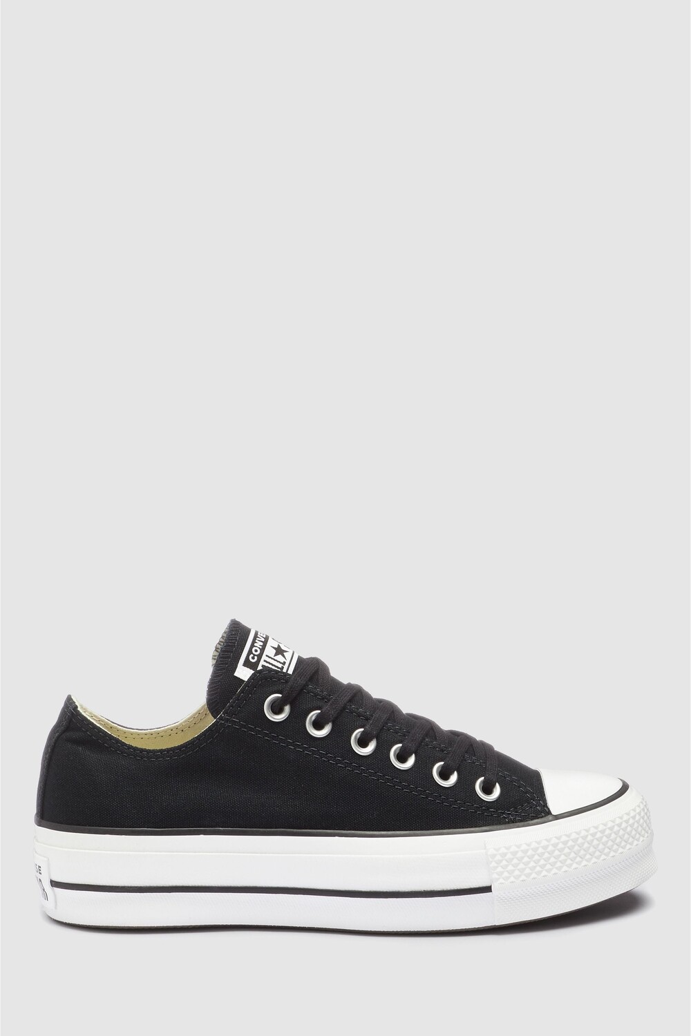 Кроссовки Lift Chuck OX на платформе Converse, черный