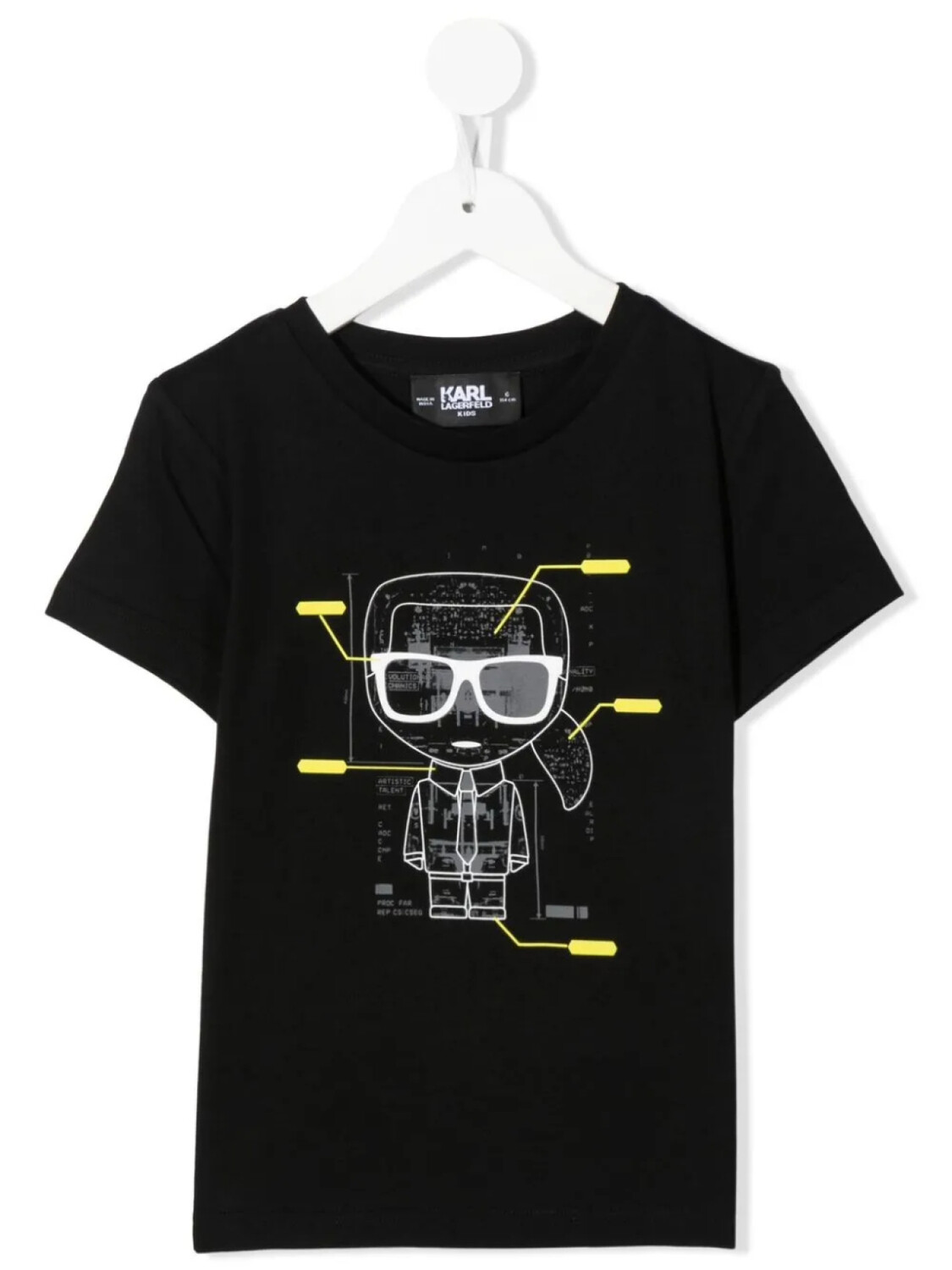 

Karl Lagerfeld Kids футболка с принтом Karl, черный