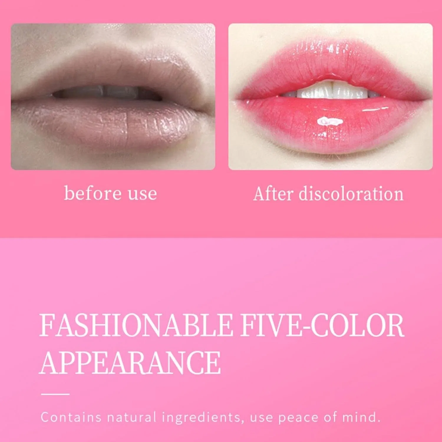 Бальзам для губ Lip Tinted Color Tint Gold Foil Moisturizing Long Lasting Foreted — фото 3