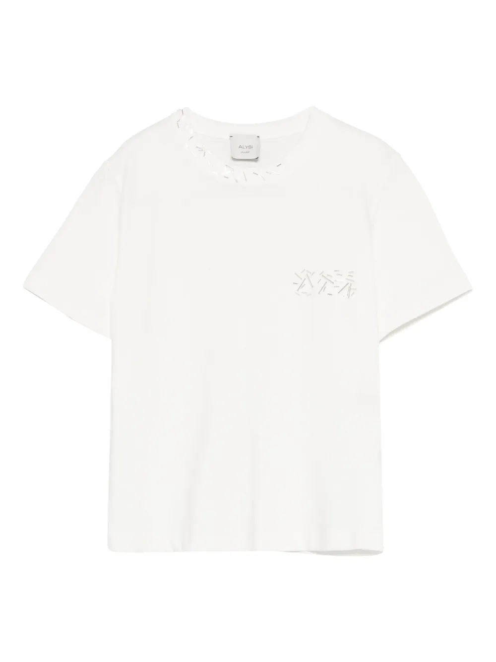 

Футболка с украшениями Alysi, белый