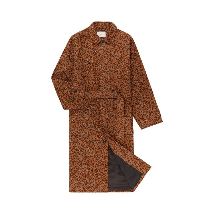 

Топ Aimé Leon Dore Belted Topcoat Leopard Paisley, разноцветный