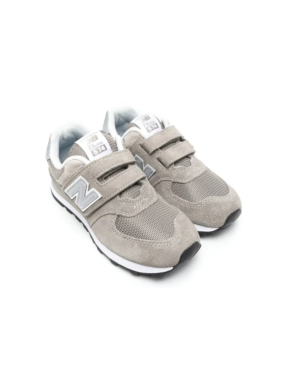 

Кроссовки 574 с нашивкой-логотипом New Balance Kids, серый