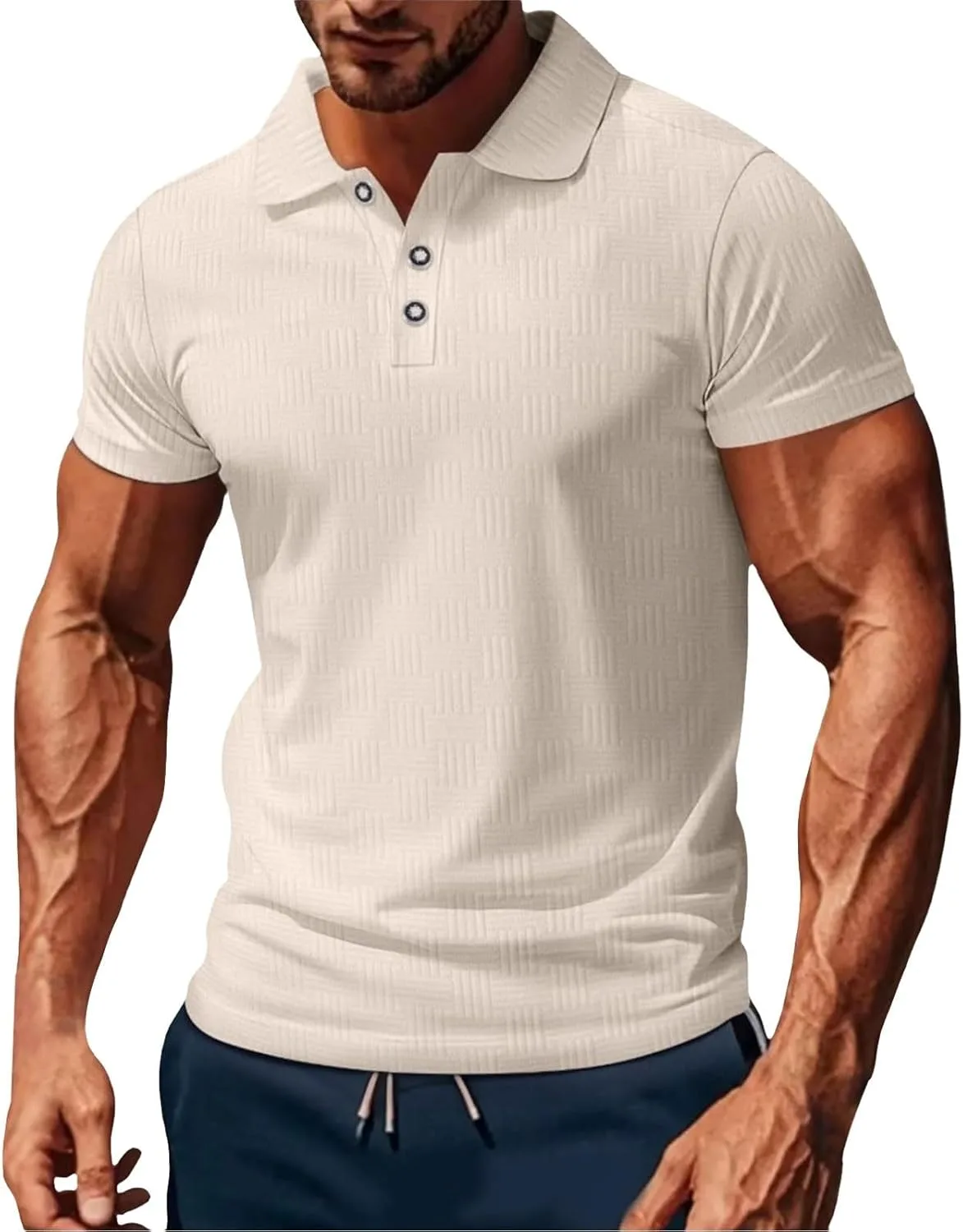 Мужская поло с коротким рукавом Slim Fit