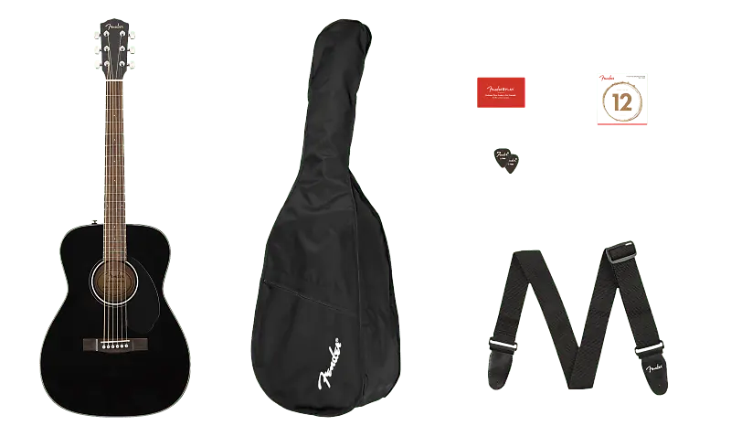 

Акустическая гитара Fender CC-60S Concert Pack - Acoustic Guitar Kit - Black