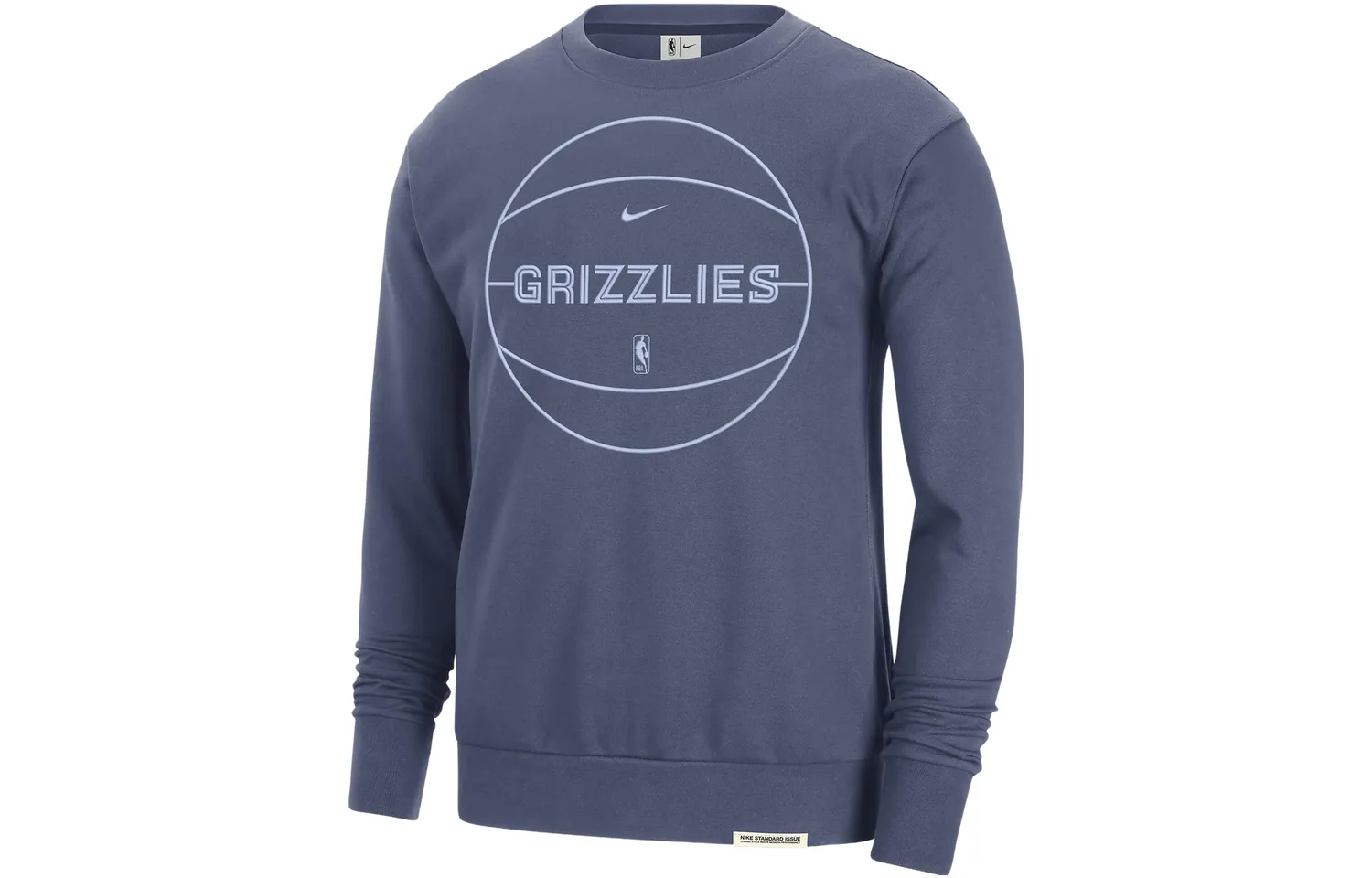 Толстовка мужская Dri-FIT Memphis Grizzlies Standard Issue Nike, Diffusion Blue