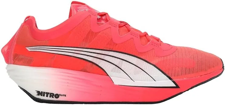 Мужские беговые кроссовки Puma Fast Nitro - сине-красные — фото 4