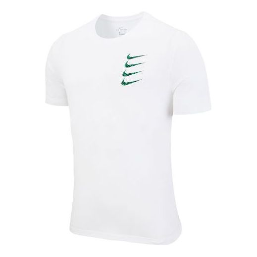 

Футболка dri-fit casual sports breathable training short sleeve white Nike, белый