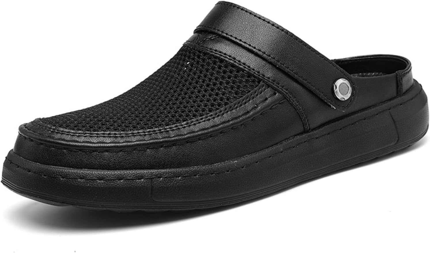 

Мужские спортивные сандалии для альпинизма, летние сетчатые дышащие удобные сандалии, спортивные пляжные сандалии Ucilxi, черный